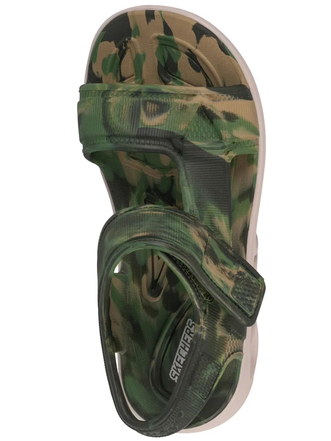 Сандалии Skechers зеленого цвета — фото 4