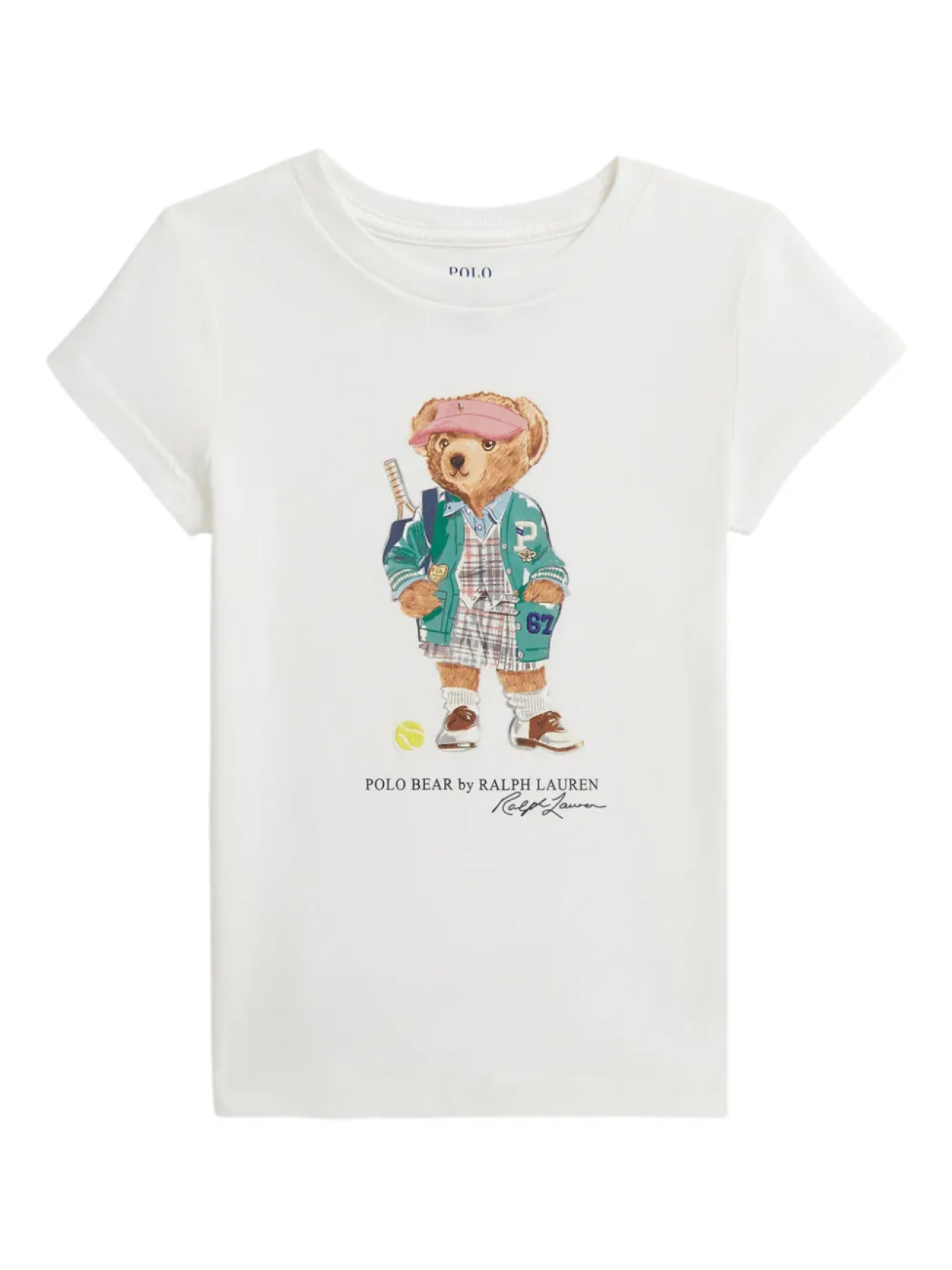 

POLO RALPH LAUREN KIDS футболка Polo Bear, белый