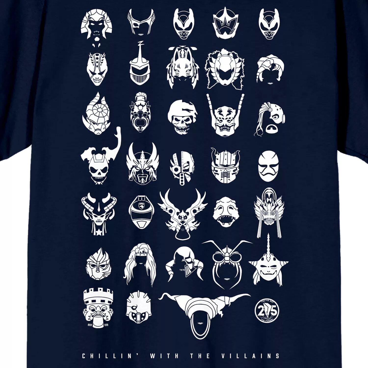 

Мужская футболка Power Rangers Villains Licensed Character