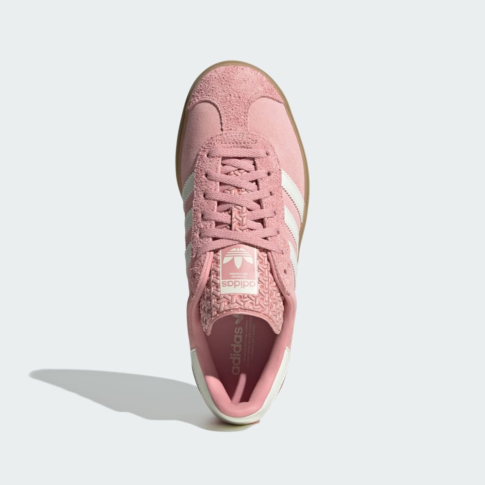 Кроссовки Adidas Gazelle Bold Shoes, цвет Wonder Mauve/Off White/Gum — фото 2