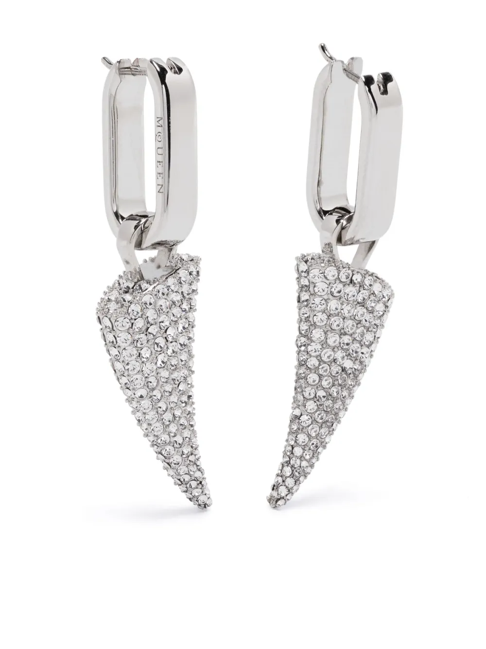 

Серьги Tiger Claw Alexander McQueen, серебяный