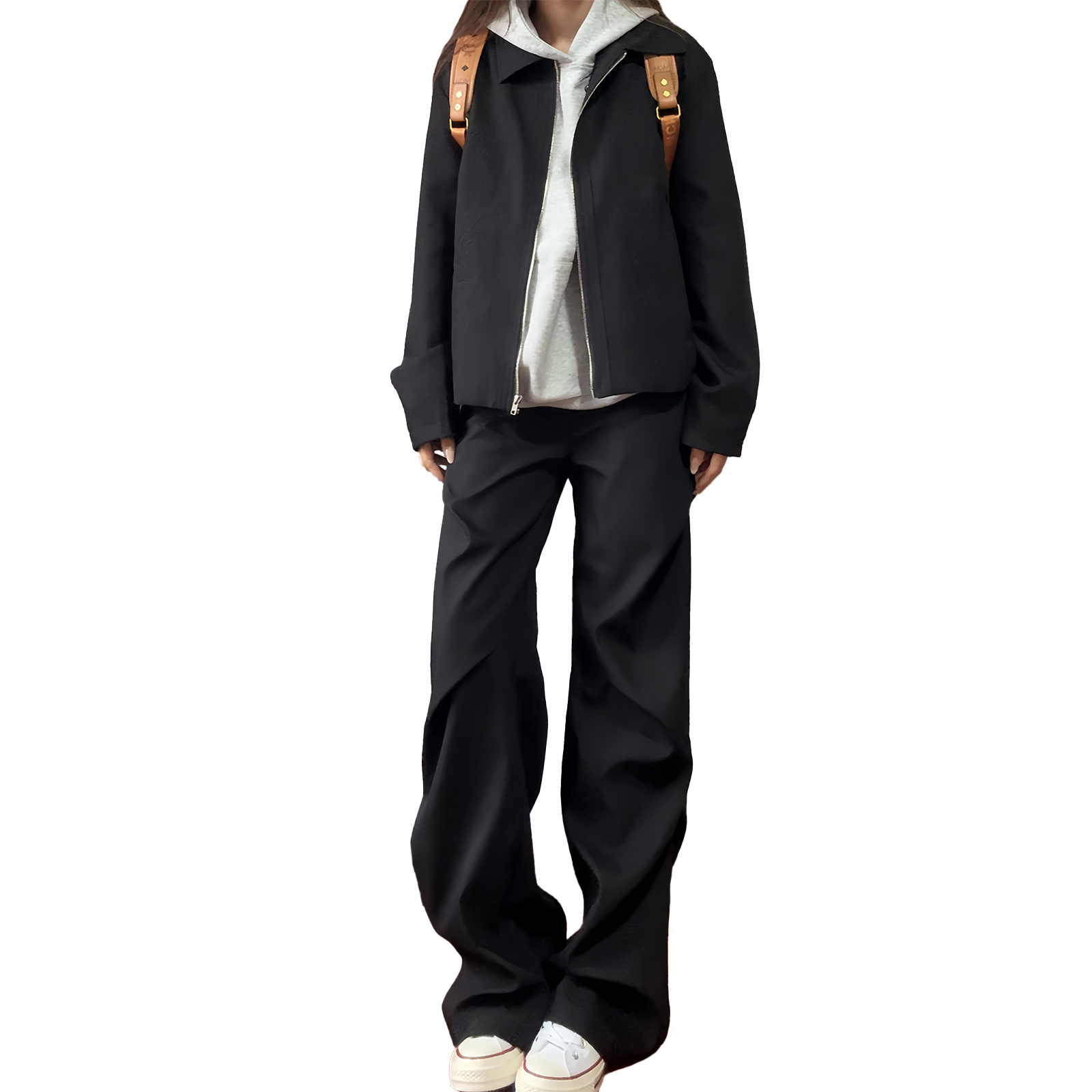 

Брюки Casual Unisex утепленные с флисовой подкладкой расклешенные NEVER RULE, черный[thickened and fleece-lined thermal]