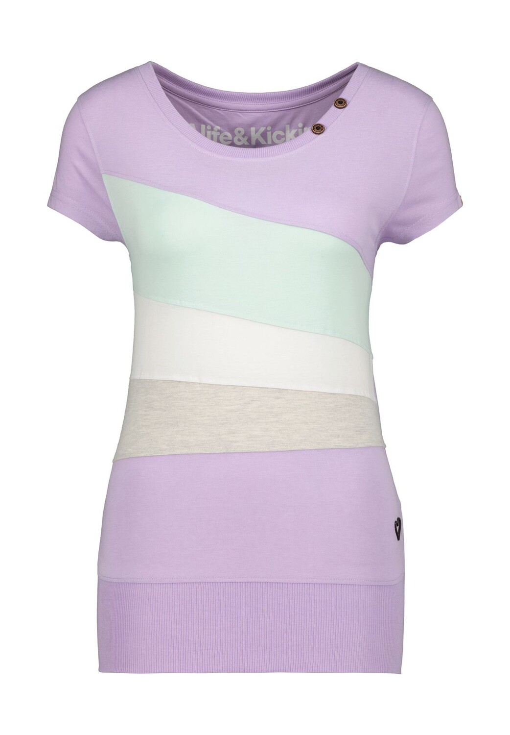 

КлементинаАК Футболка ALIFE AND KICKIN, цвет Digital Lavender Melange