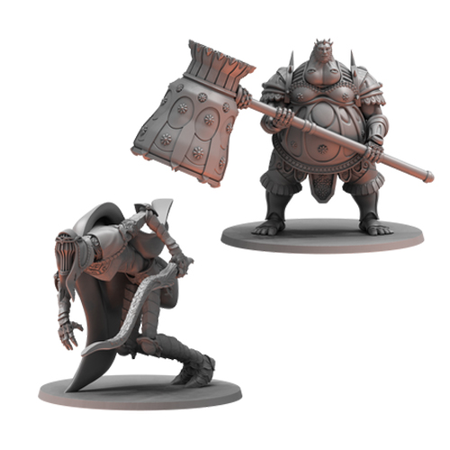 

Фигурки Dark Souls Rpg: Dancer Of The Boreal Valley & Smough Steamforged Games