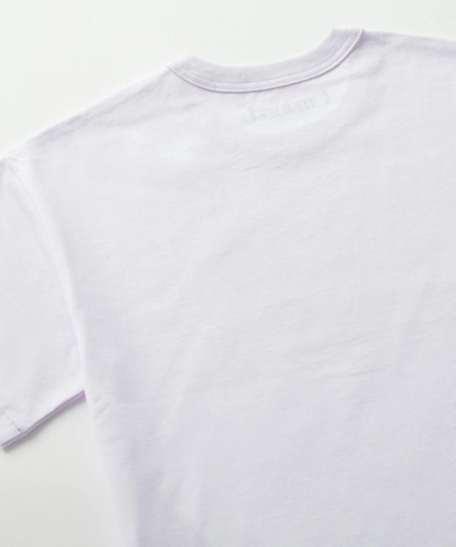 Детская хлопковая футболка CHERMEL Supima Cotton Wide белая — фото 3