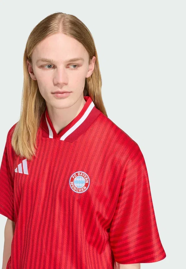 Толстовка Adidas Performance, цвет ярко-алый командный красный — фото 3