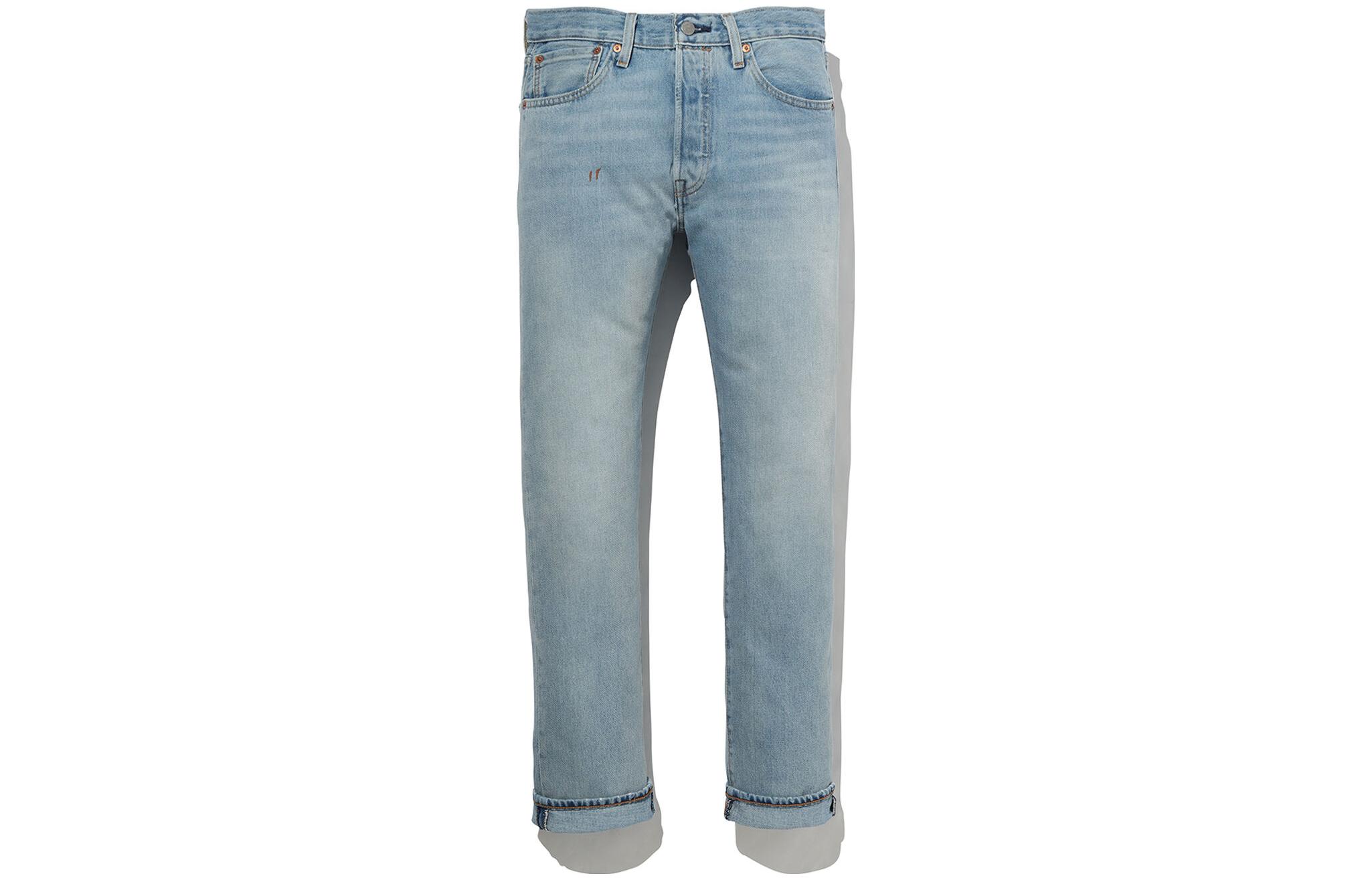 Прямые джинсы мужские светло-индиго Levis, светло-синий — фото 4