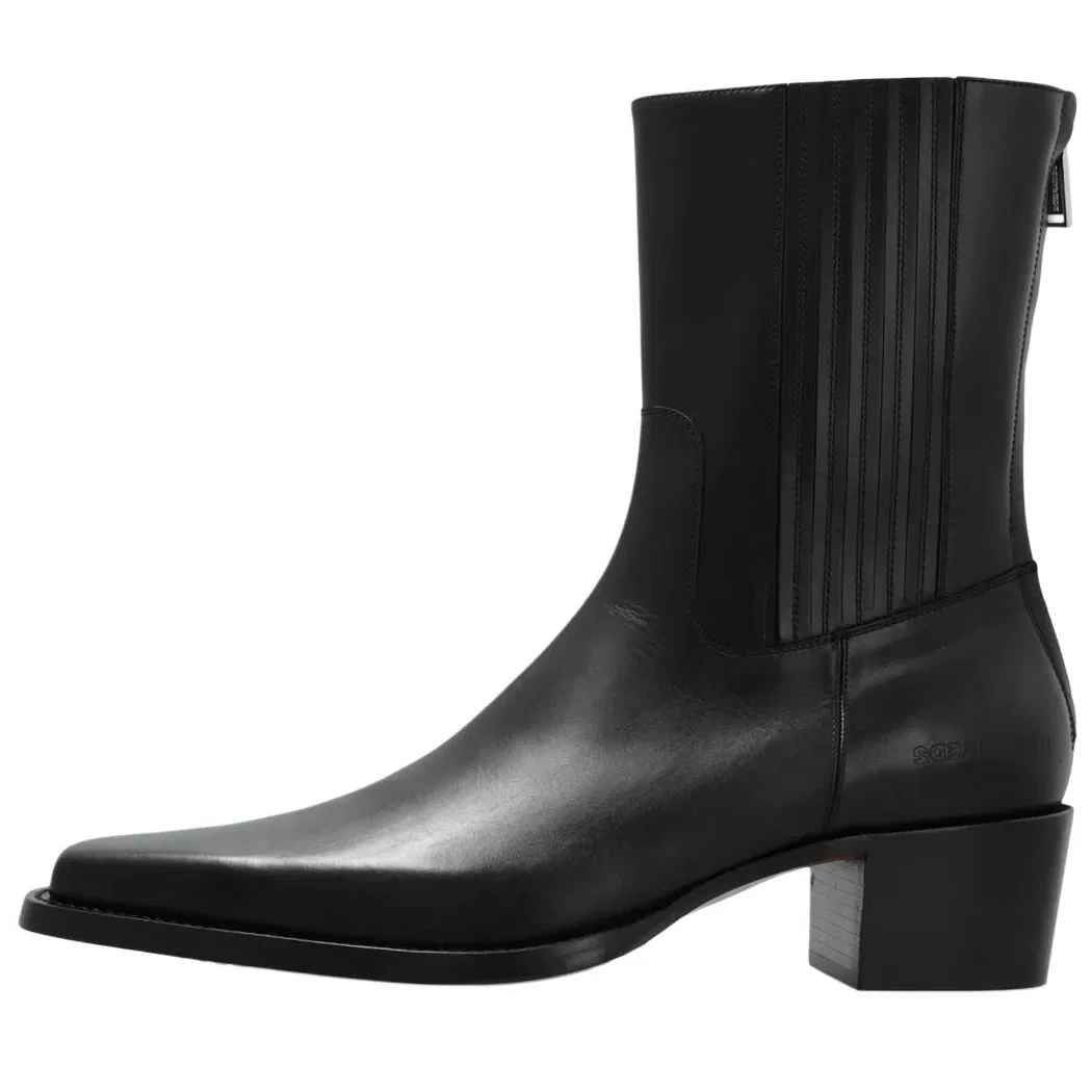 Ботильоны из телячьей кожи 8см черные DSQUARED 2