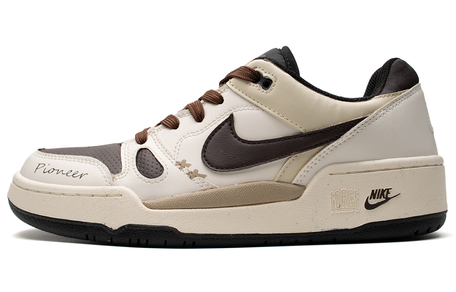 

Nike Кроссовки для скейтбординга Full Force Pioneer с низким верхом, нескользящие, бежево-коричневые, мужские