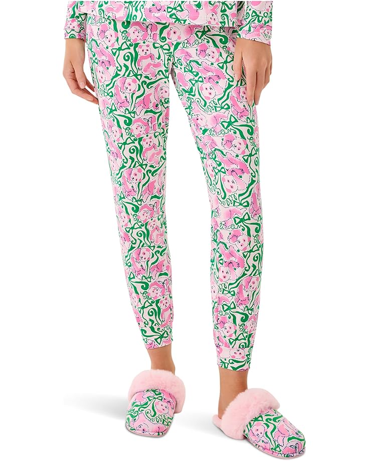 

Женские пижамные брюки Lilly Pulitzer Jeffers, Pink Quartz