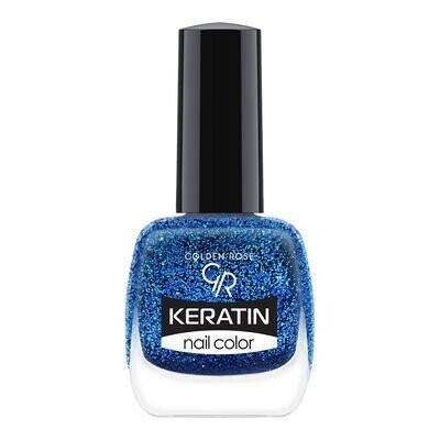 

Кератиновый лак для ногтей 413 Golden Rose, Keratin Glitter Nail Color
