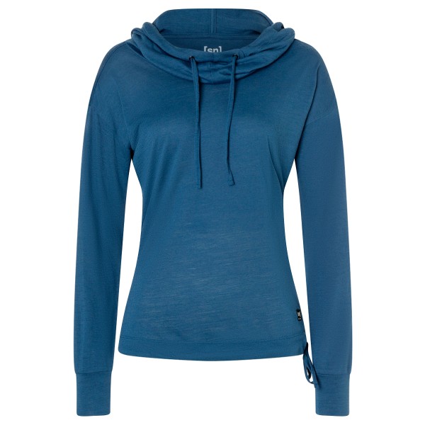 

Женская толстовка с капюшоном-воронкой Super.Natural, синий