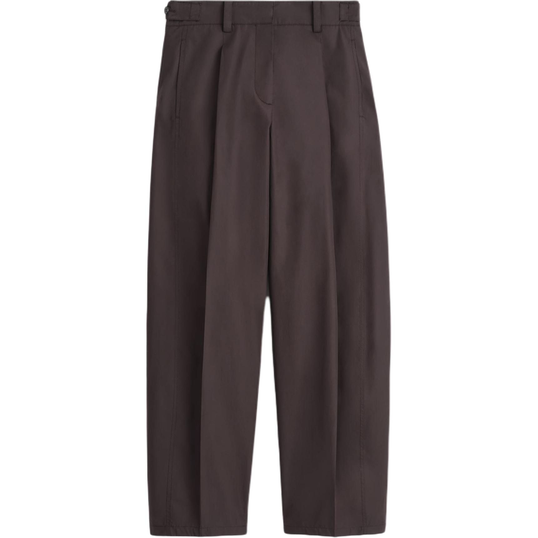 

COS Женские повседневные брюки темно-коричневого цвета