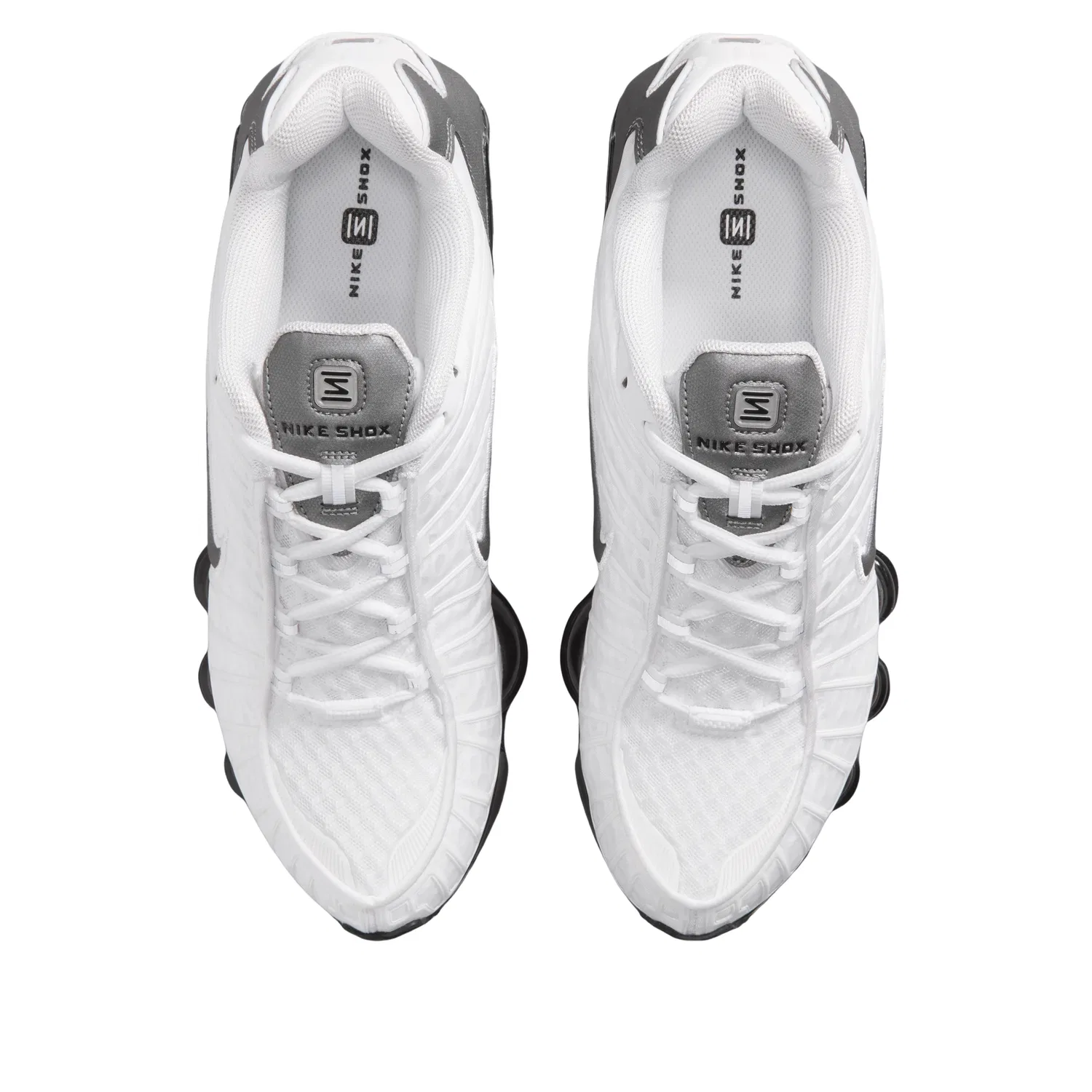 Кроссовки Nike Shox TL 'White Black Cool Grey' IR2005-100, белый — фото 2