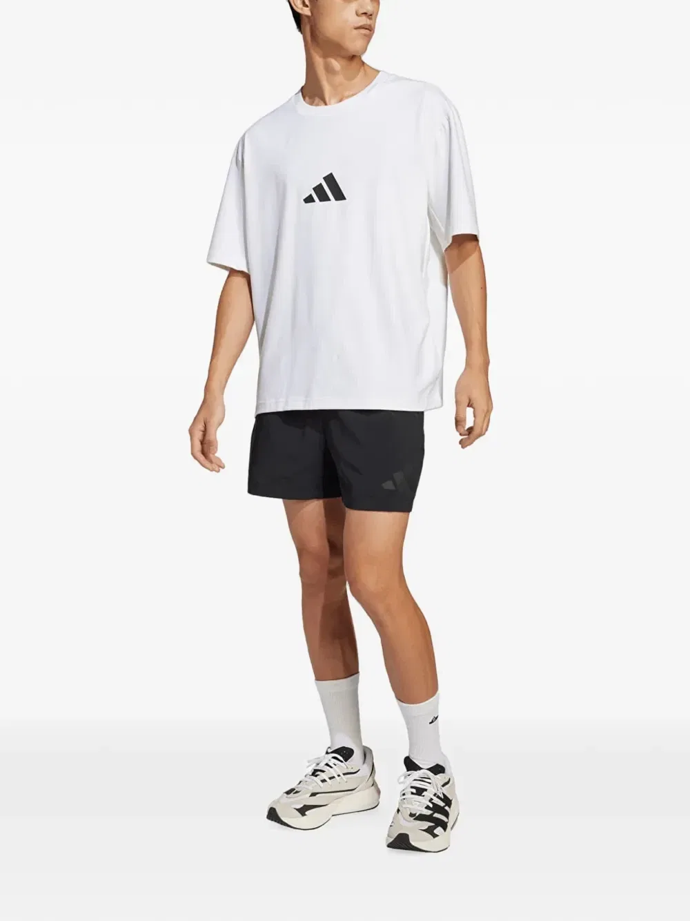 Футболка Z.N.E свободного кроя Adidas, белый — фото 3