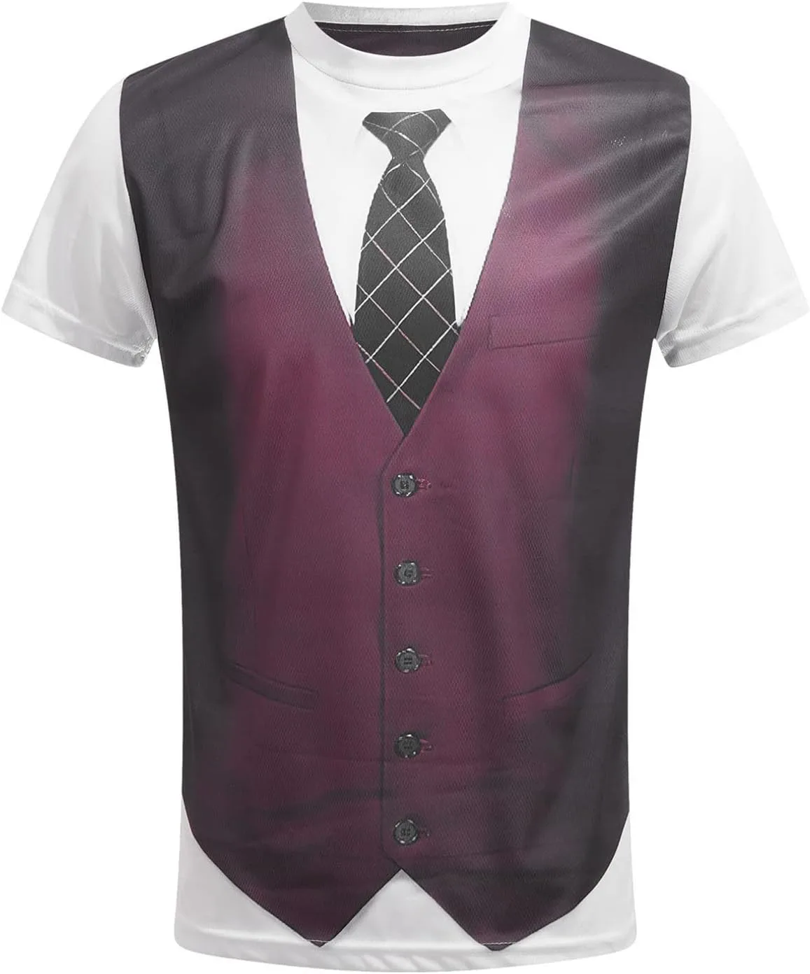 

Футболка с принтом в виде смокинга ranrann