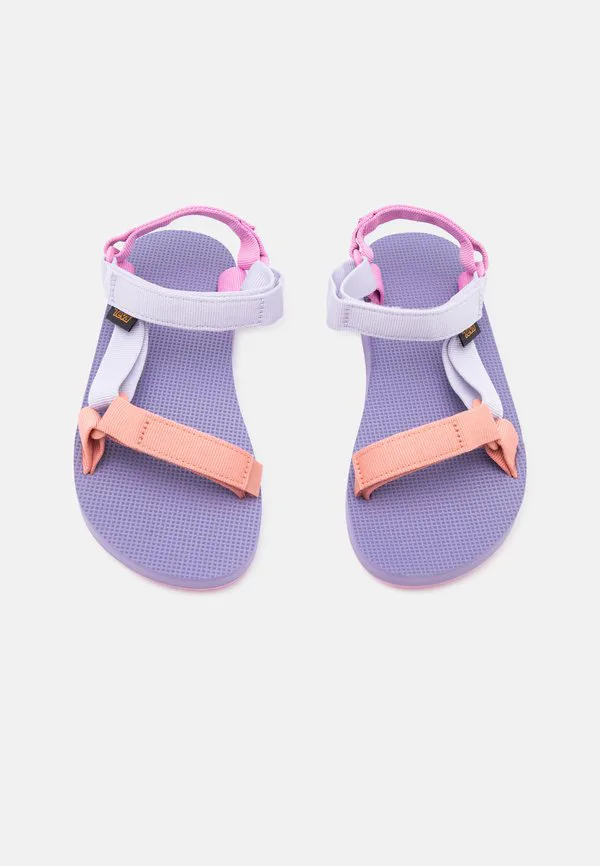 Оригинальные универсальные сандалии для ходьбы унисекс Teva, Fuchsia/Pink/Multi-Coloured — фото 4