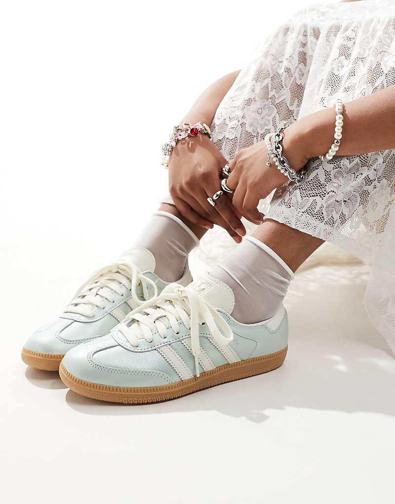 

adidas originals – Samba – Спортивная обувь металлик
