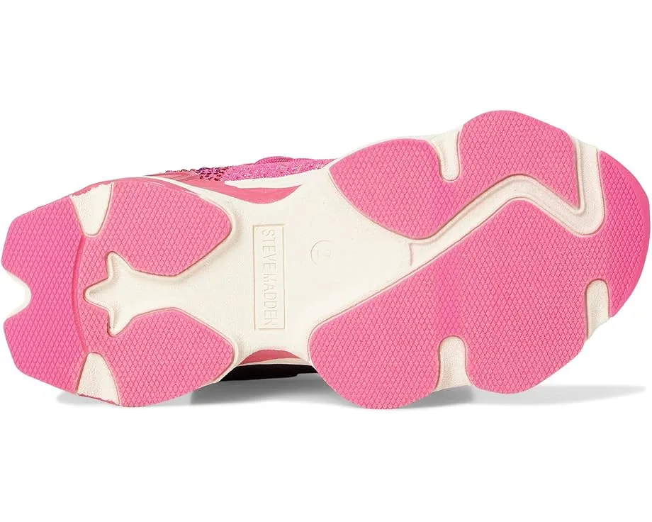 Кроссовки Steve Madden Kids Solace (Little Kid/Big Kid), Hot Pink — фото 3