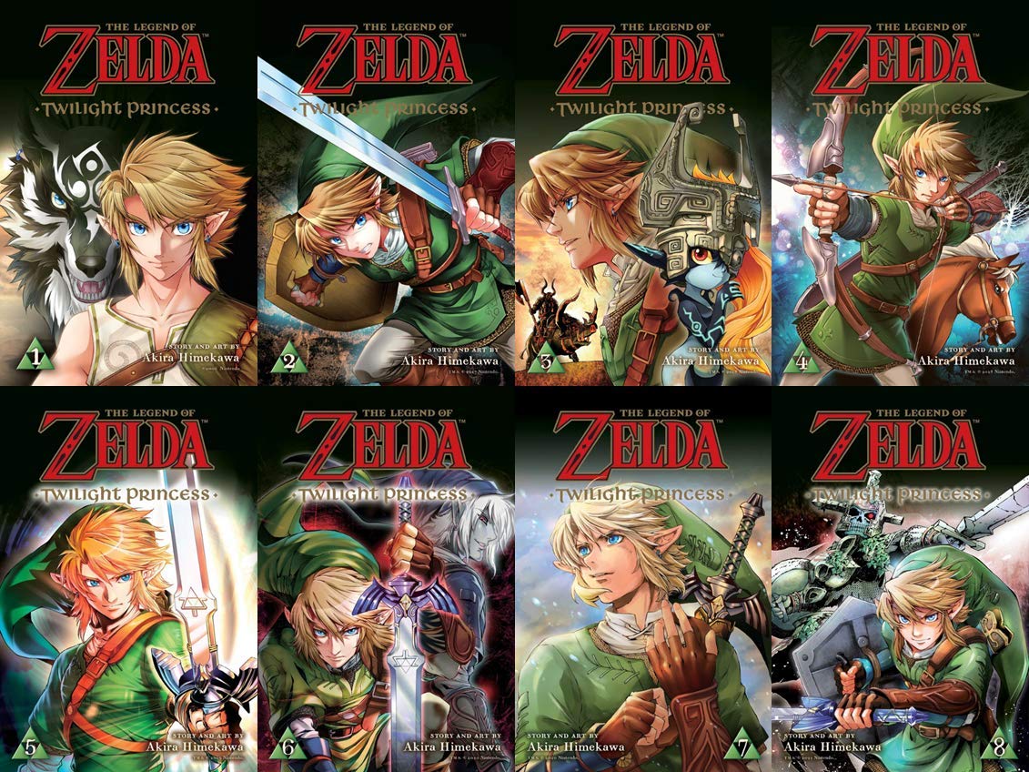 

Legend of Zelda Twilight Princess Manga Vol. 1-8