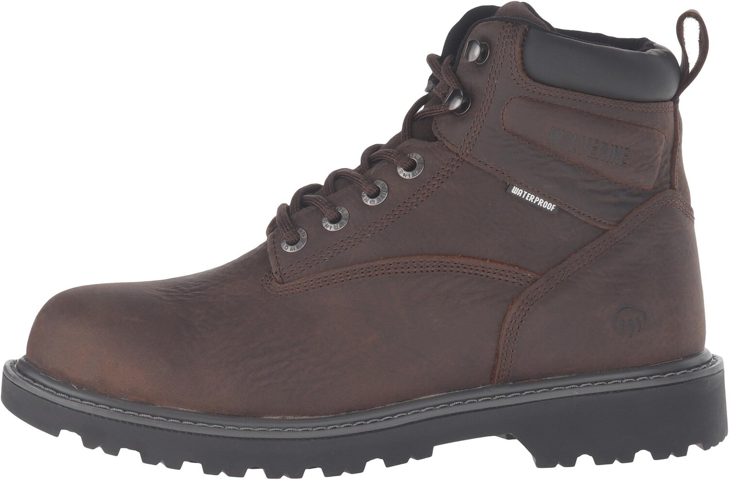 Рабочая обувь со стальным носком Floorhand Steel Toe Wolverine, цвет Dark Brown — фото 3