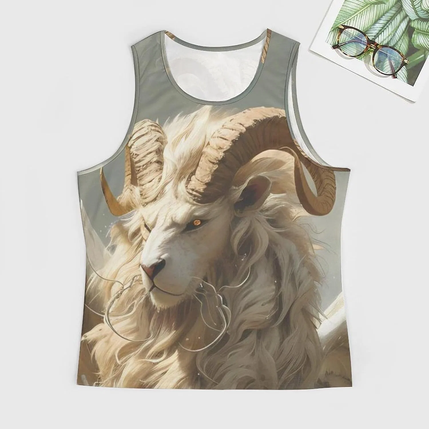 Майка с 3D-принтом Greek Mythology, Goat — фото 3