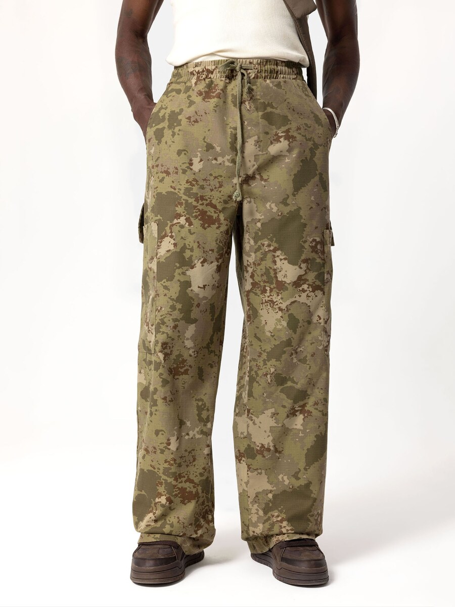 

Брюки свободного кроя VAMOS CLO, цвет Khaki/Olive