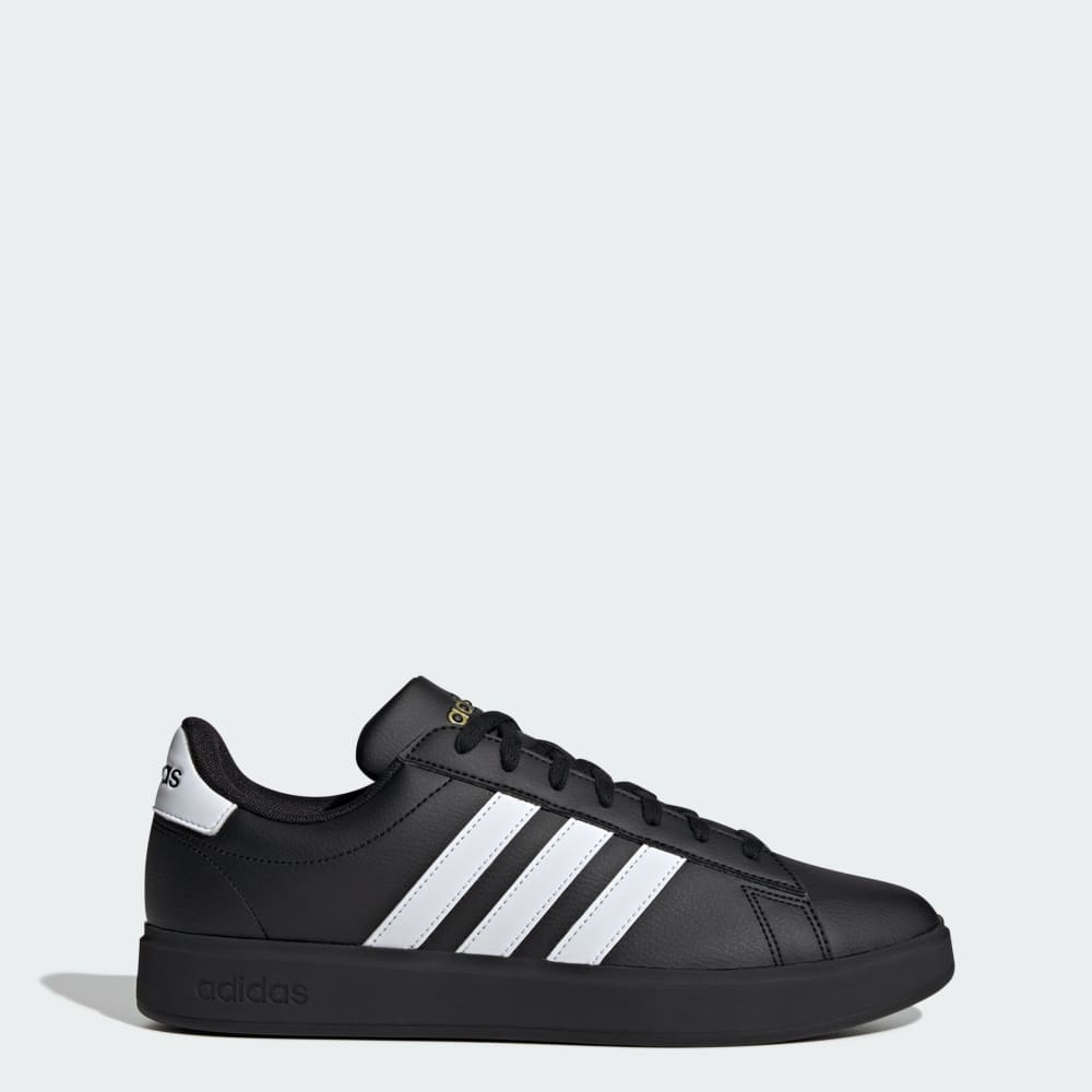 

Кроссовки Adidas GRAND COURT 2.0 SHOES, цвет Core Black/Cloud White/Gold Metallic