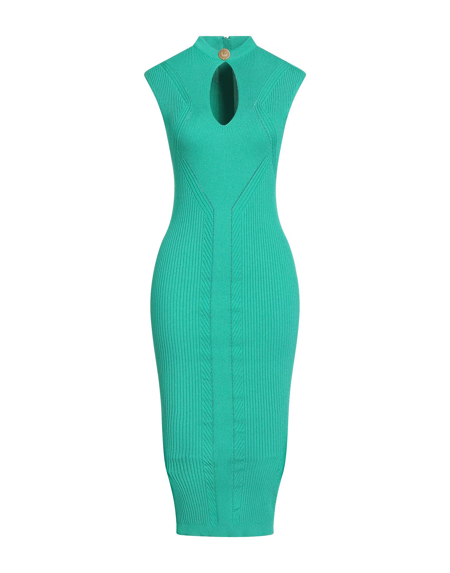 

Платье миди Balmain, зеленый