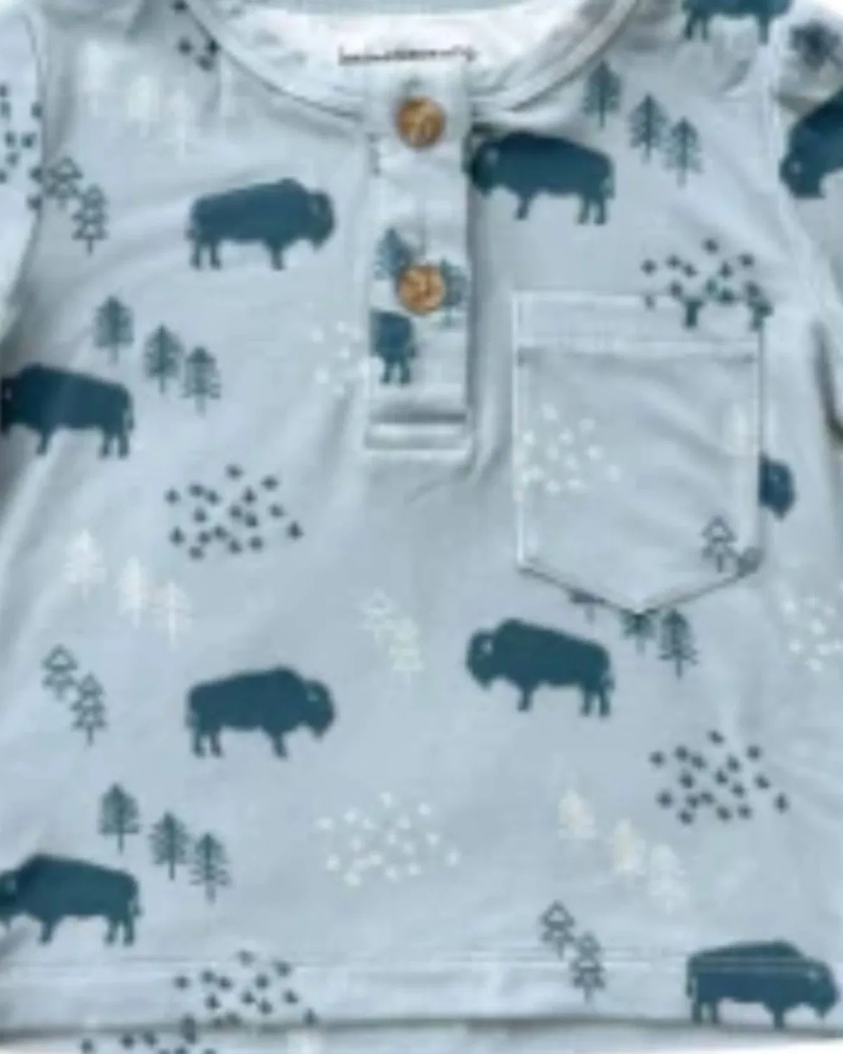 Детская рубашка-поло с длинными рукавами в стиле «Буффало» Babysprouts, Buffalo — фото 2