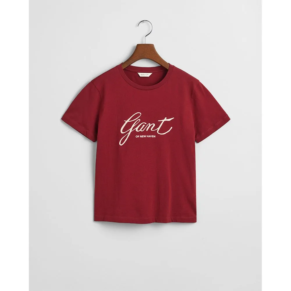 

Футболка Gant Reg Script, красный