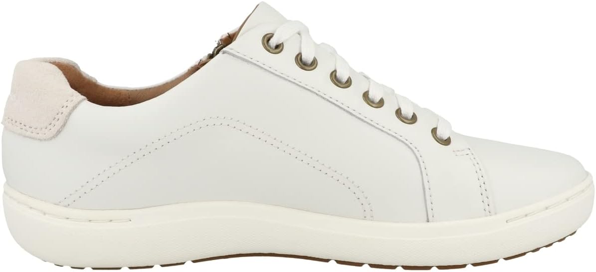 Кроссовки Clarks Unisex-Adult Nalle Lace, белый — фото 3