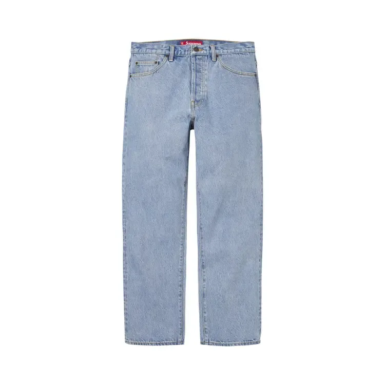 Джинсы Supreme Regular Jean цвета «выстиранный индиго»