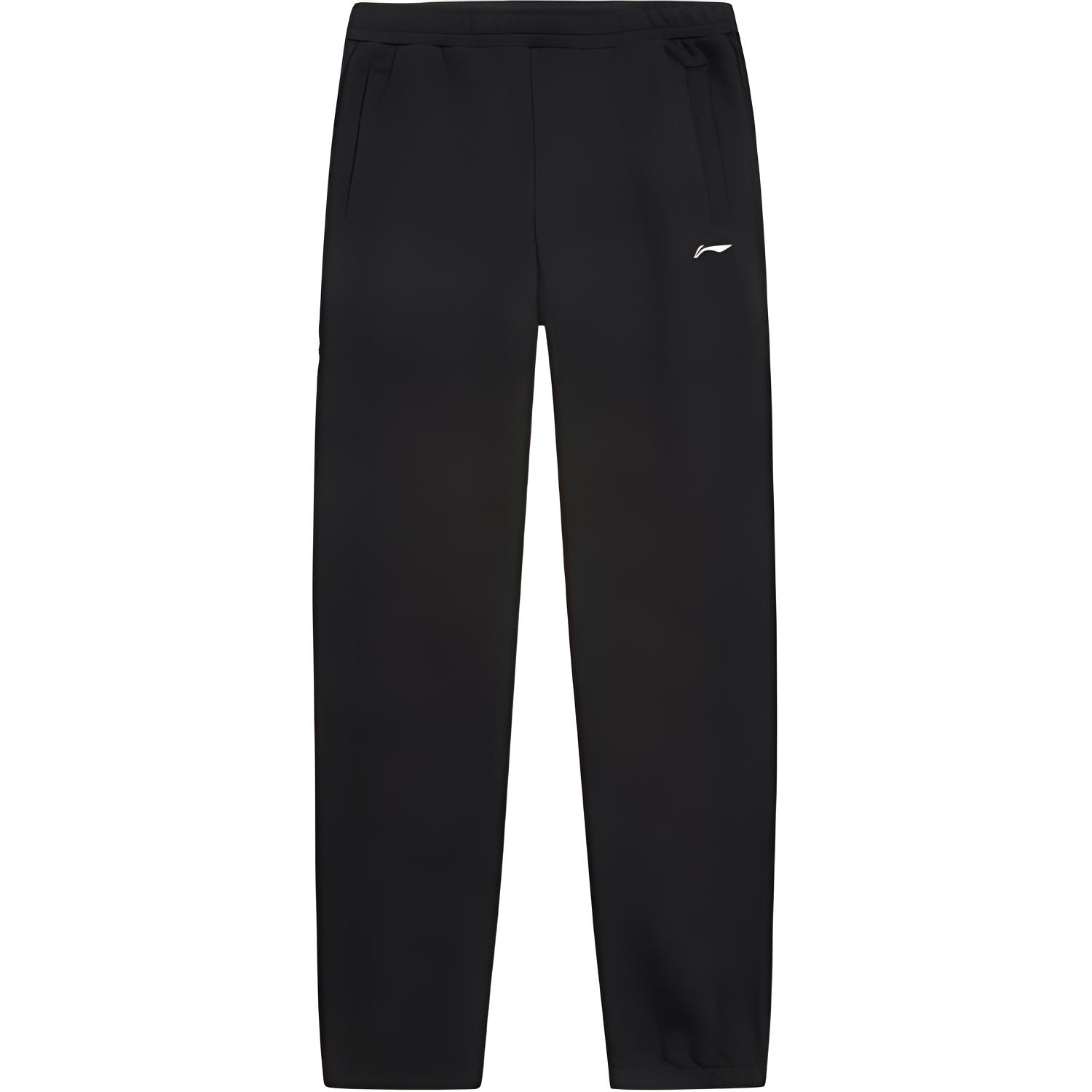 

Женские трикотажные спортивные брюки LiNing Sports Life Collection, черные