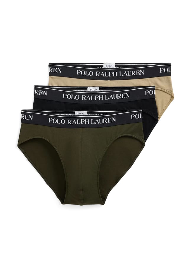 

Трусы 3 шт. в упаковке Polo Ralph Lauren, мультиколор