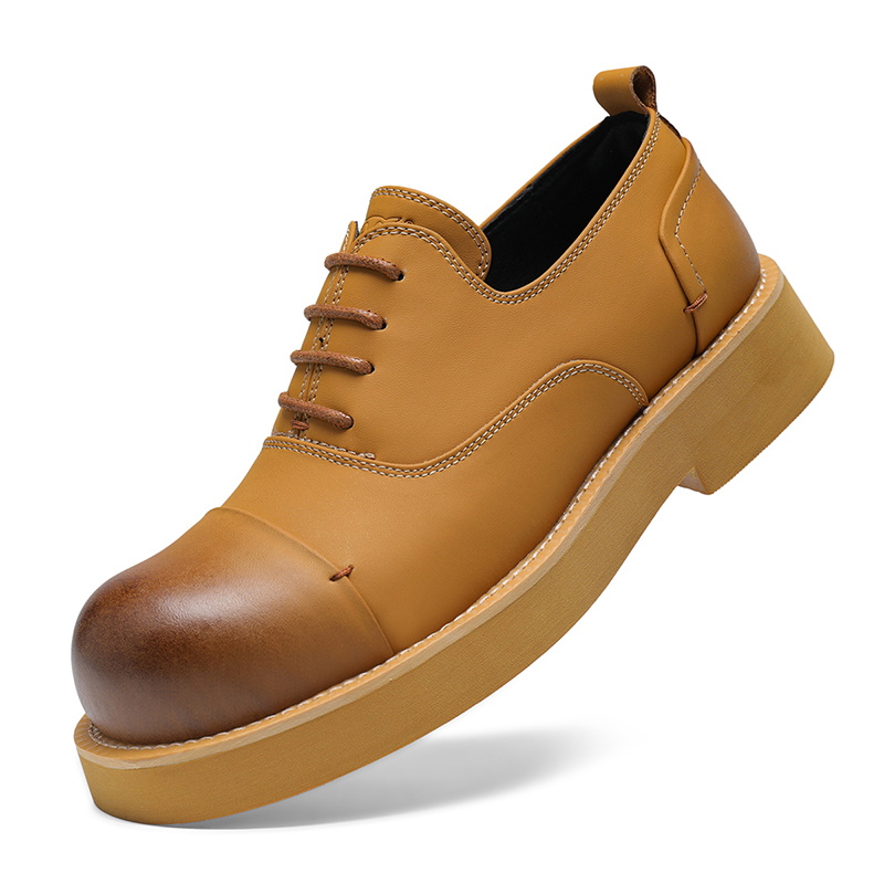 G.N.SHIJIA Мужские повседневные кроссовки Low Top желтые, цвет Yellow — фото 3