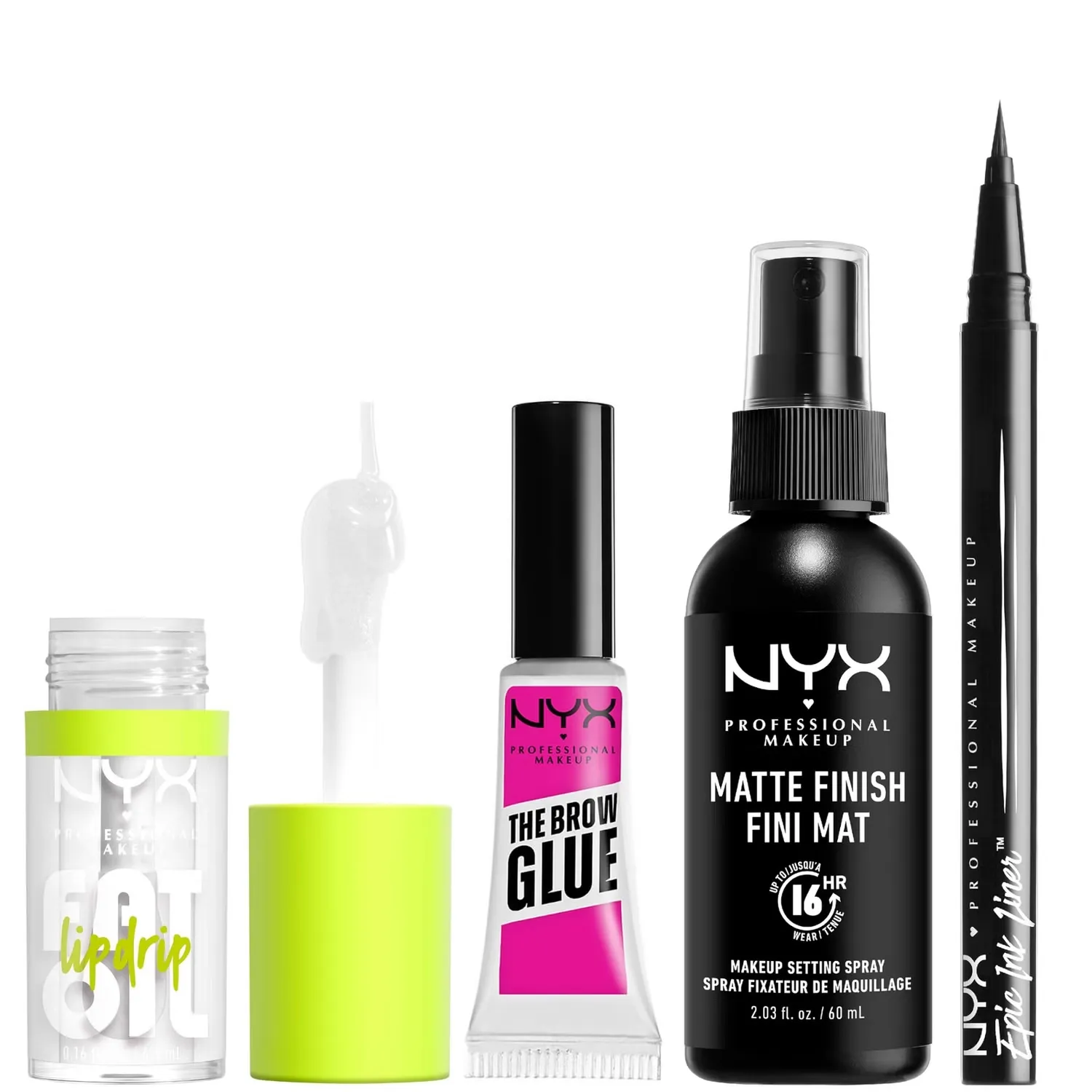 

Набор Iconic Hero для губ, глаз и лица Nyx Professional Makeup