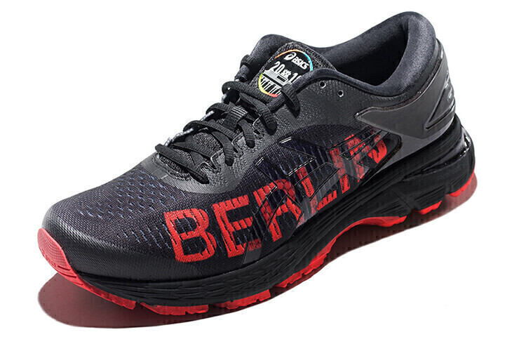 Кроссовки мужские Gel-Kayano 25 с низким верхом, черные Asics — фото 2
