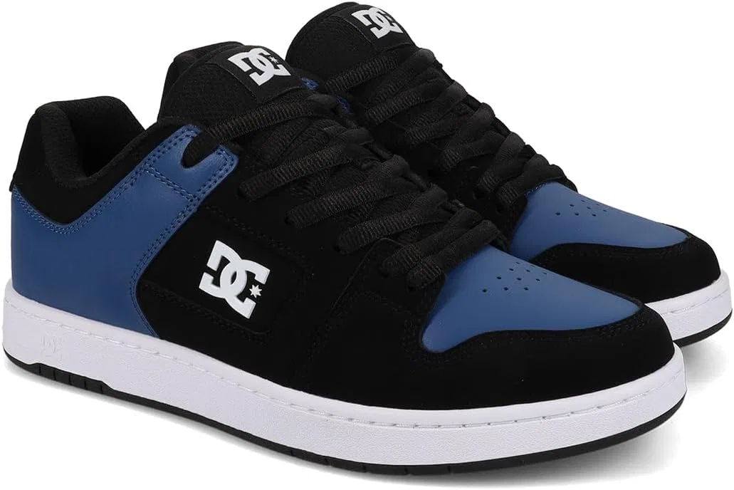 Мужские скейтбордические кроссовки DC Shoes Manteca 4, черно-сине-белые, размер 41 EU — фото 2
