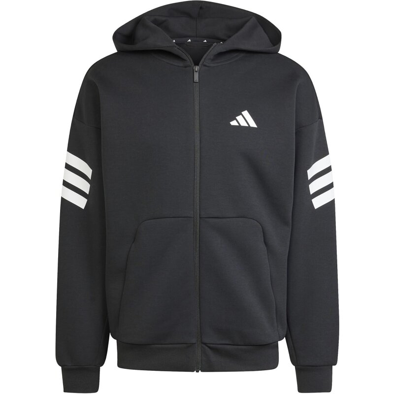 

Толстовка Future Icons с тремя полосками Adidas, черный
