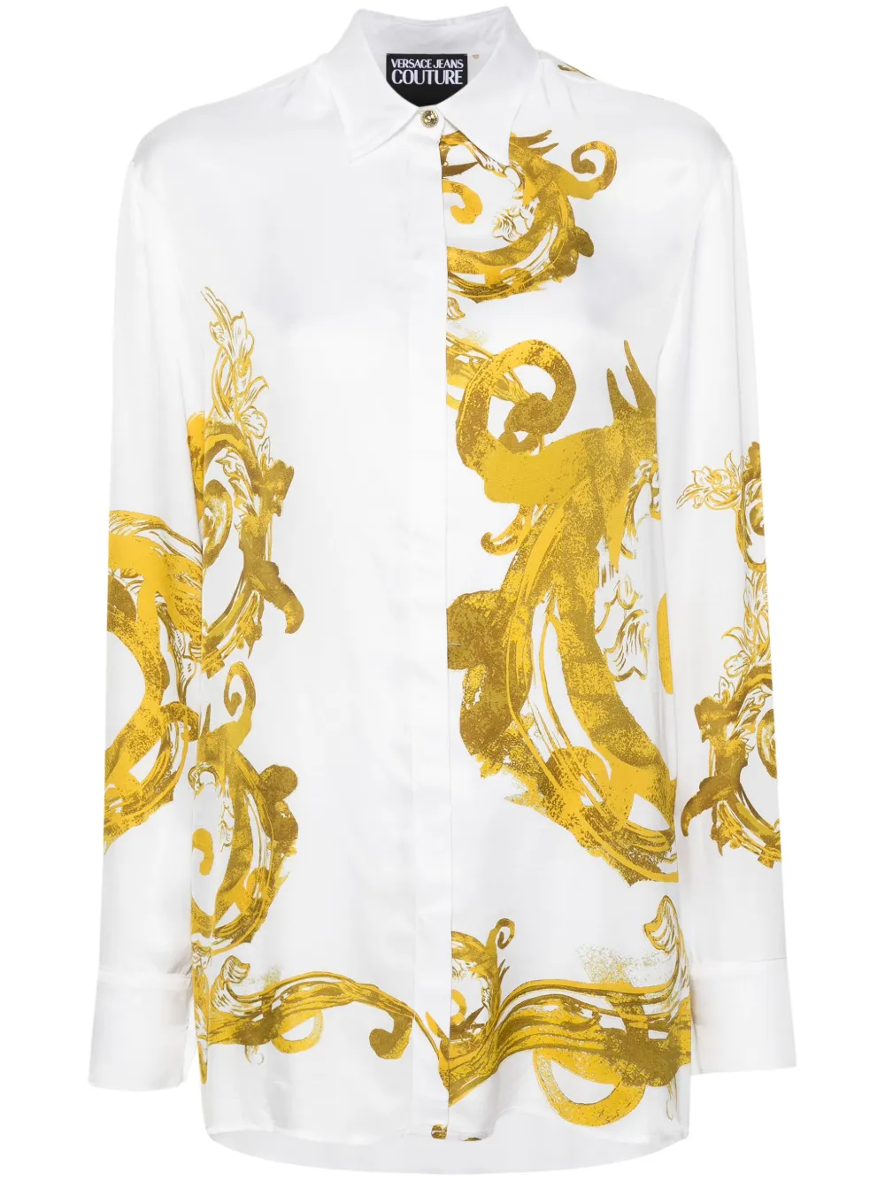 

Рубашка Watercolour Couture Versace Jeans Couture, белый