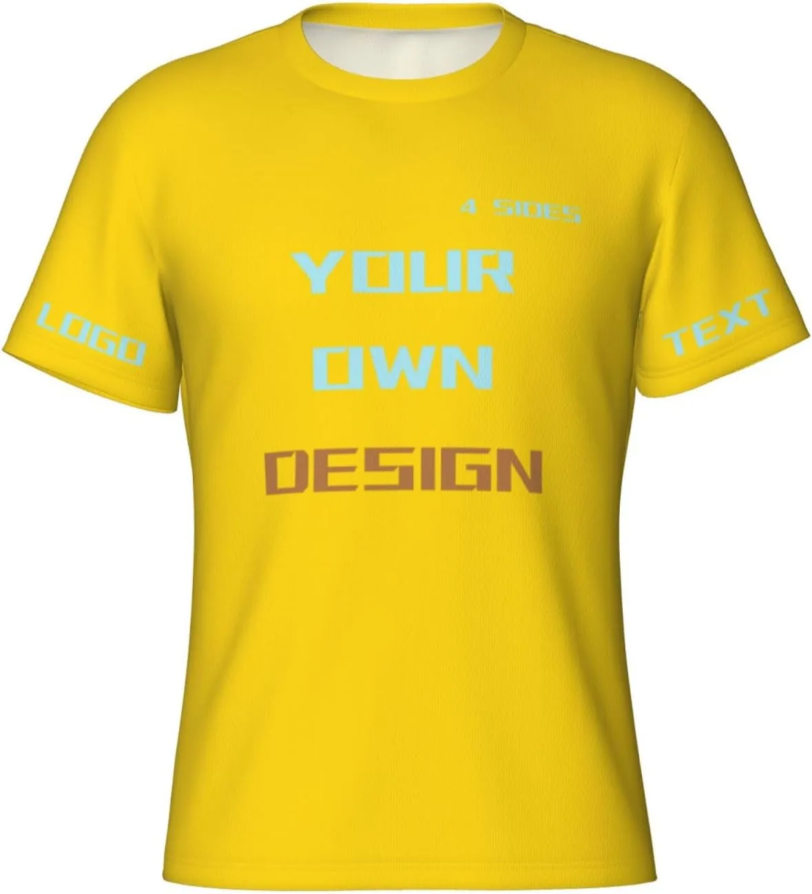 

Футболка Custom с принтом на 4 сторонах