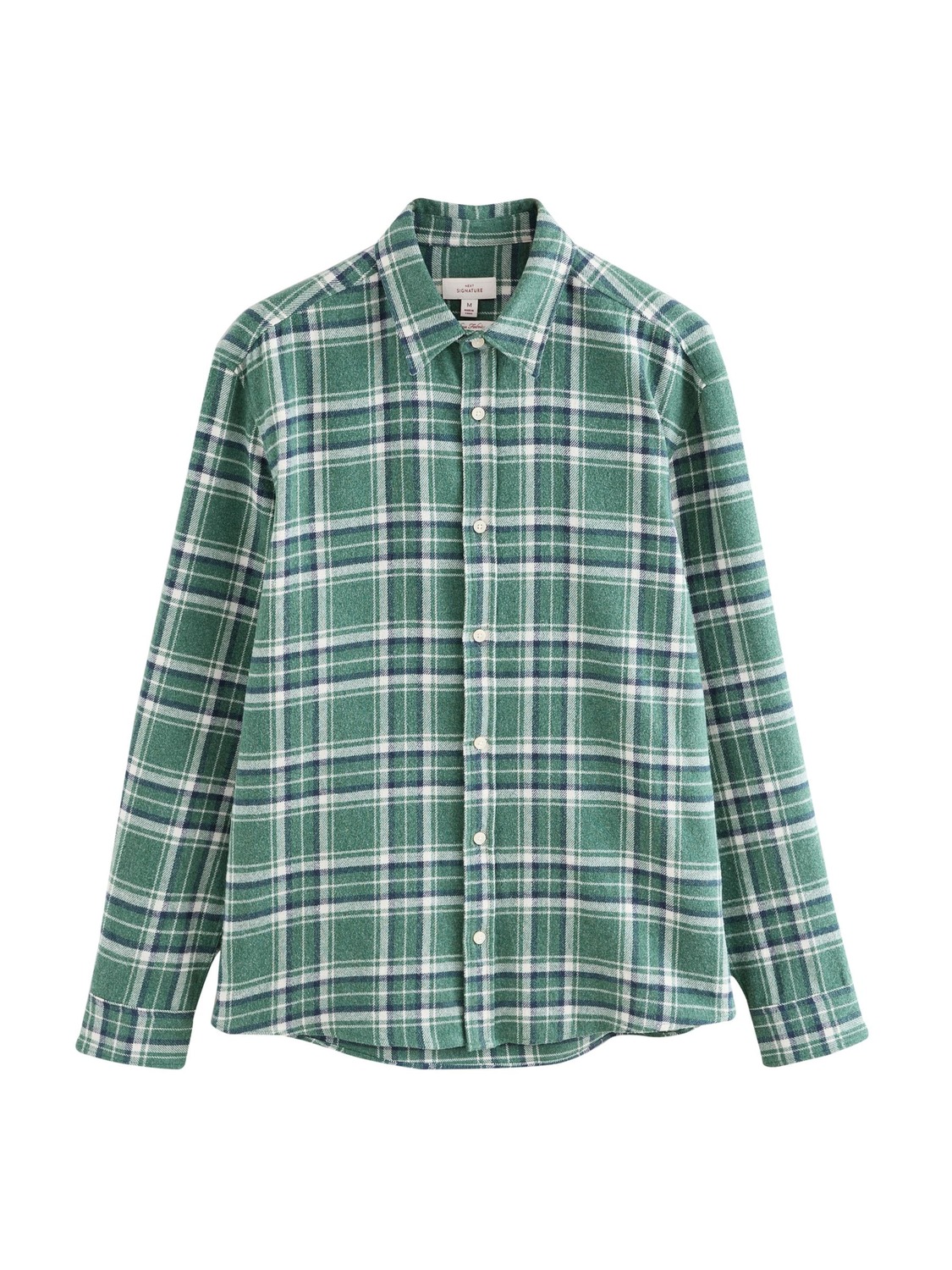 Next Рубашка на пуговицах 'Signature' Regular fit в цвете Mint