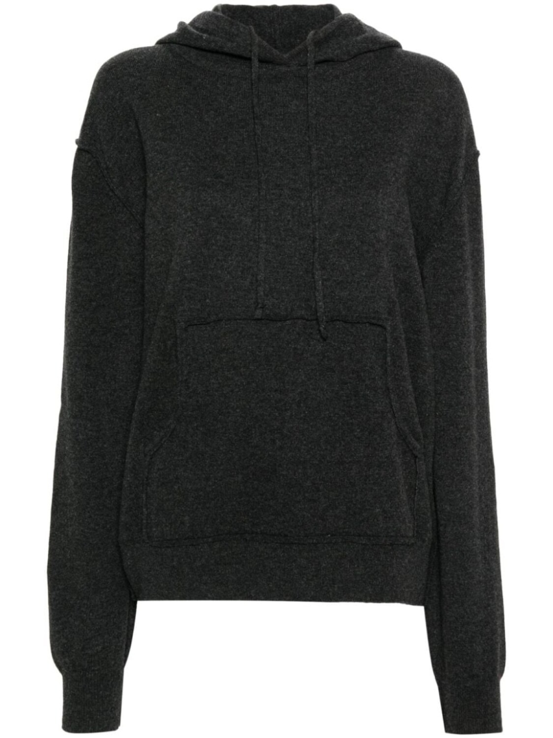 

Maison Margiela худи с декоративной строчкой, серый