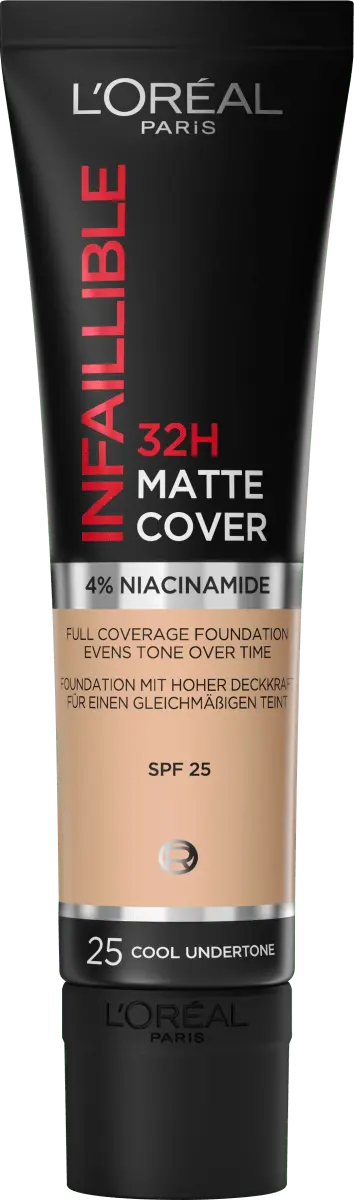 

Тональный крем Infaillible 32H Matte Cover 300 Ambre/Amber 30 мл L'Oreal