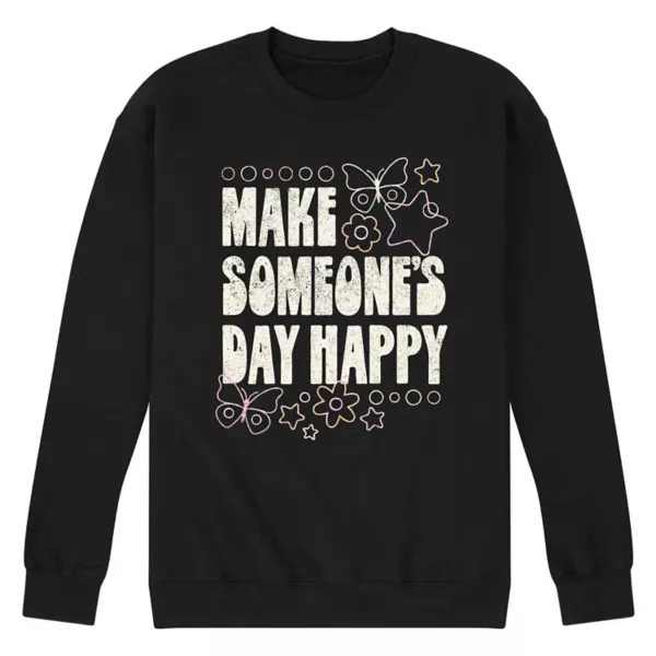 

Мужская флисовая толстовка "Подари радость" Licensed Character, черный