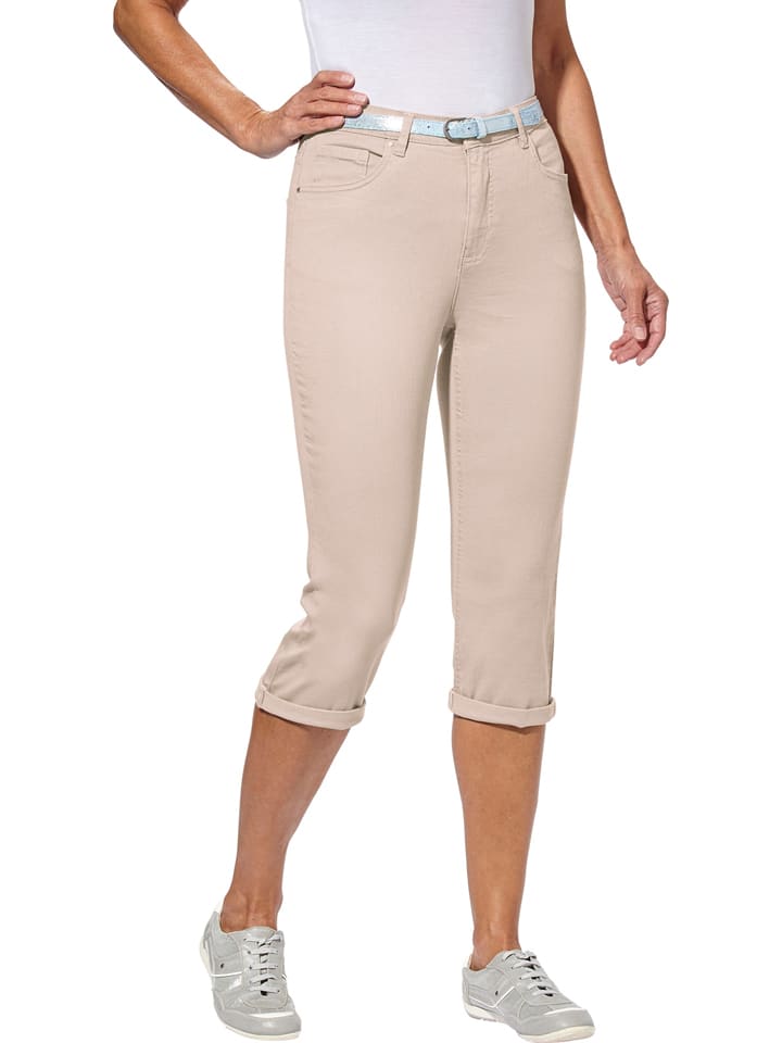 

Джинсы капри - облегающие - бежевого цвета WITT WEIDEN