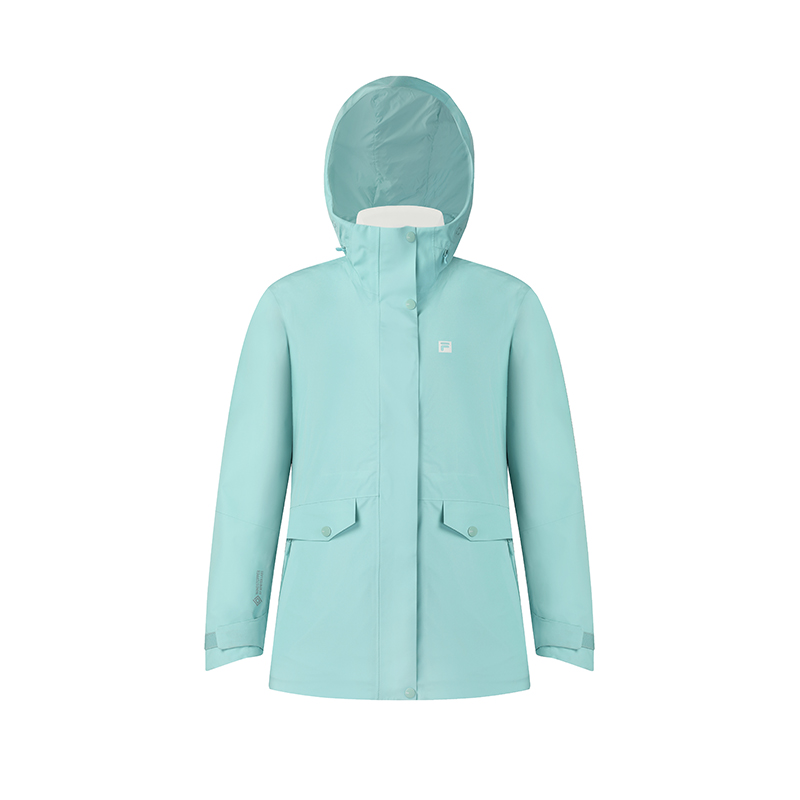 

FILA Женская куртка серо-голубая зеленая, Gray Cyan Green