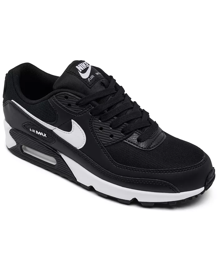 Женские повседневные кроссовки Air Max 90 от Finish Line Nike, черный