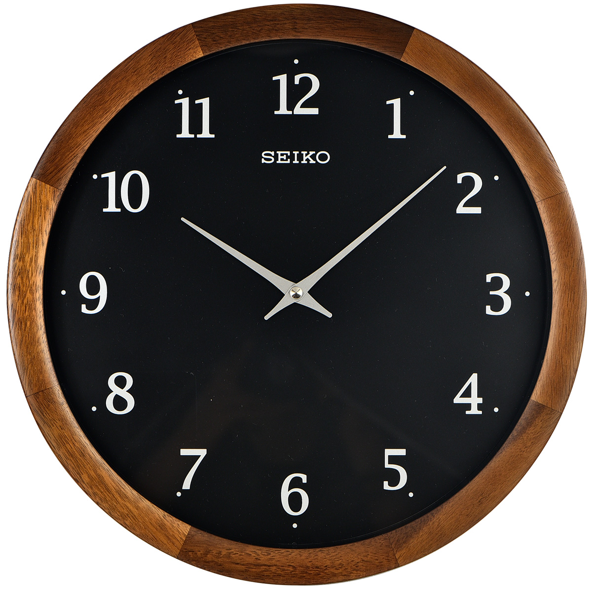 

SEIKO Часы Quartz Movement Wooden Wall Clock Unisex Black